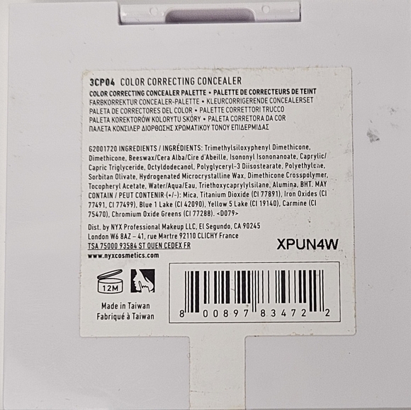 NYX Professional Make-up Color Correcting Concealer 3CP04 NWT - Picture 4 of 6